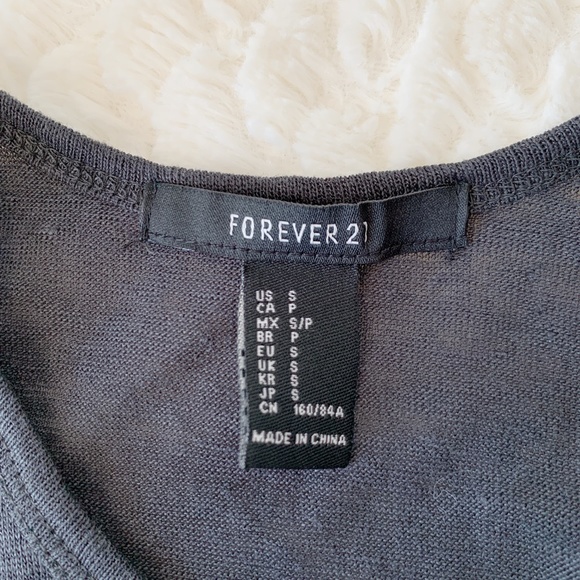 NWOT Forever 21 S Gray Good to be Bad Tank Top - Picture 5 of 7
